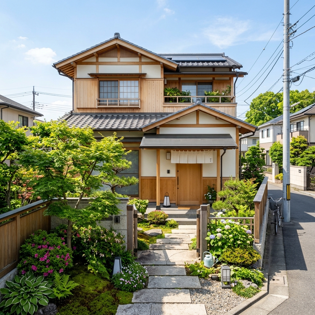 日本の中古戸建て外観